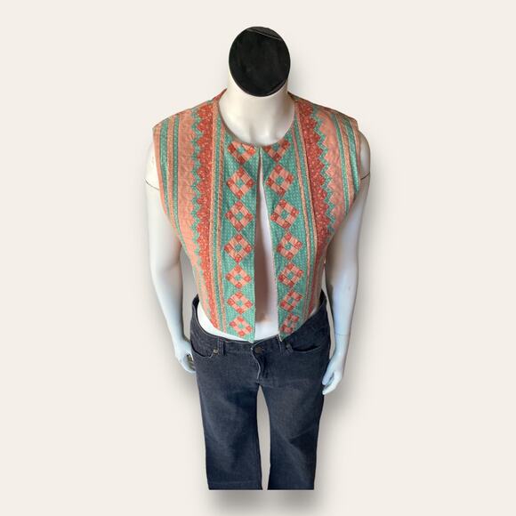 Homemade, micro quilted vest size small - Picture 3 of 9